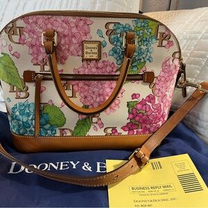 Dooney & Bourke Floral Satchel - Pink, Blue, Green